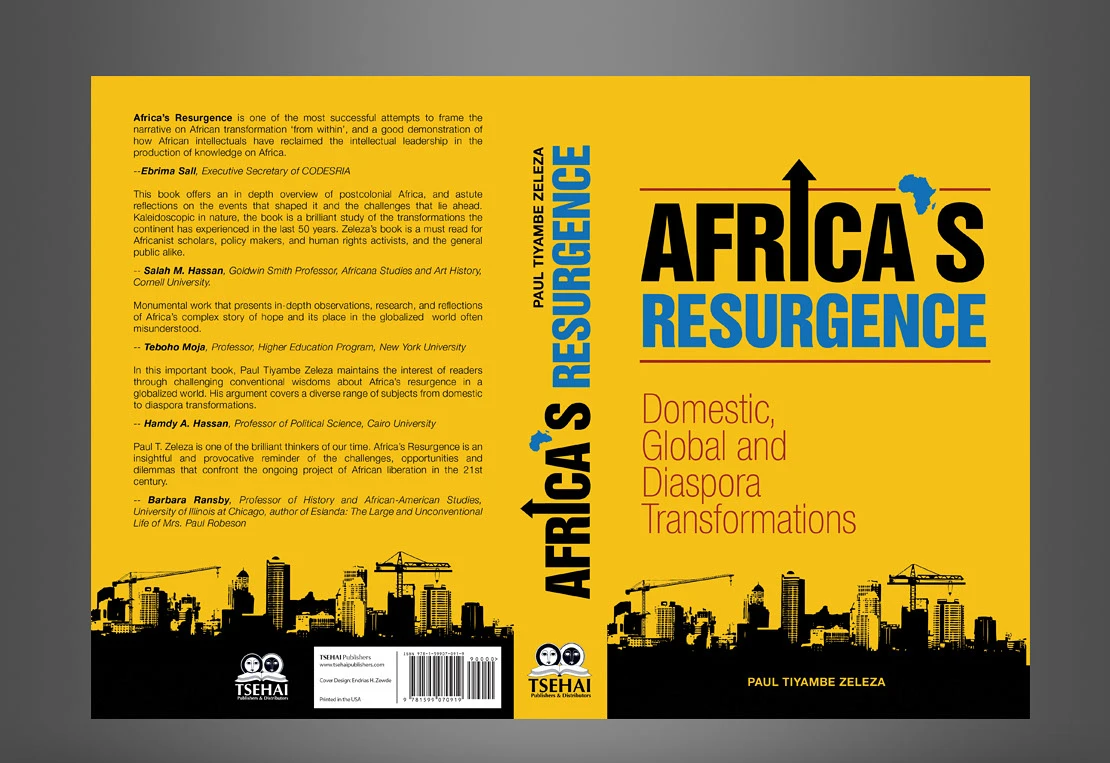 Africa’s Resurgence book cover design presentation, part 2 of 5