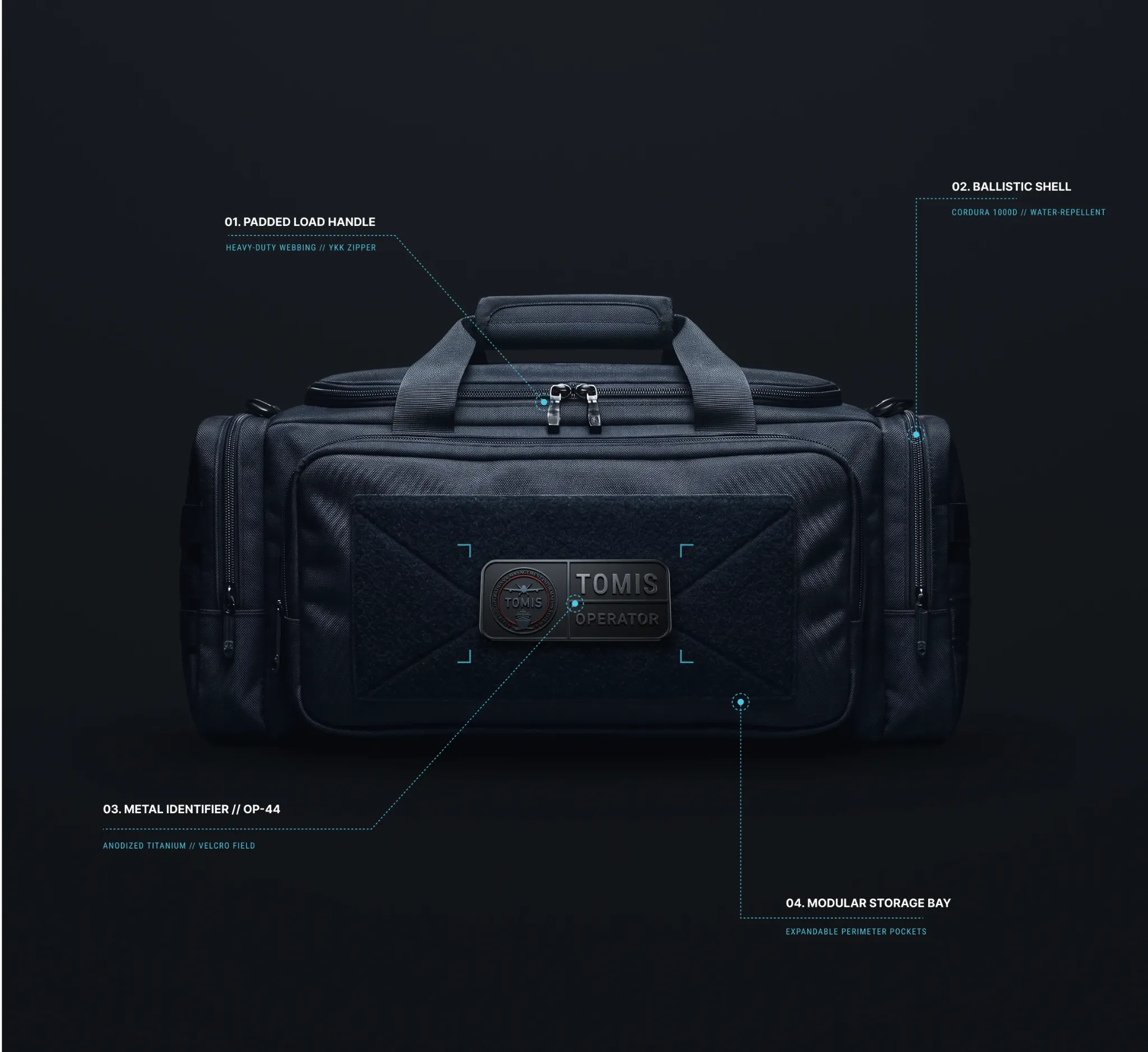 TOMIS brand identity project — Equipment applications